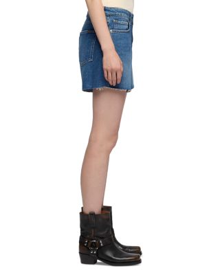Monroe Long Denim Shorts in Explorer