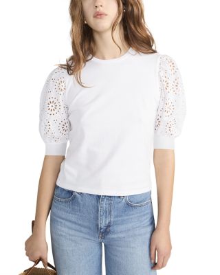The Solstice Eyelet Sleeve Tee