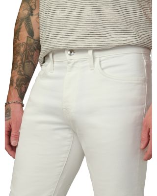 The Asher Slim Fit Jeans in Clean White