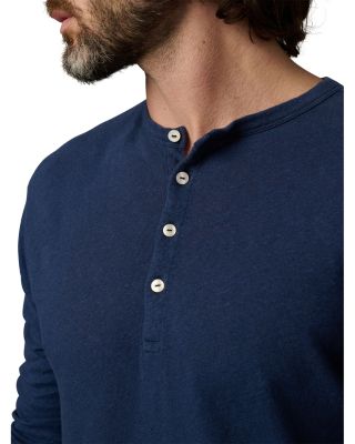 Linen & Cotton Henley Shirt