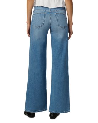 The Lou Lou Mid Rise Wide Leg Jeans in Impeccable