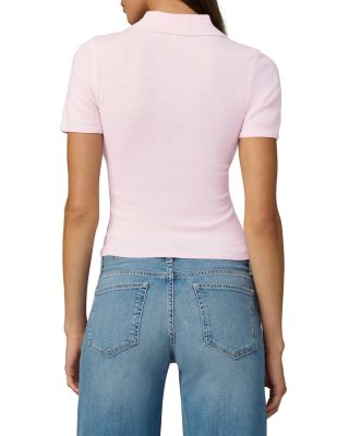 The Cashmere Short Sleeve Polo Sweater