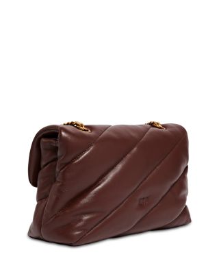 Love Puff Classic Leather Convertible Crossbody