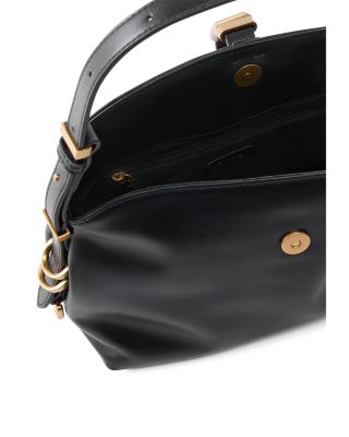 Saddle Horizontal Mini Leather Shoulder Bag