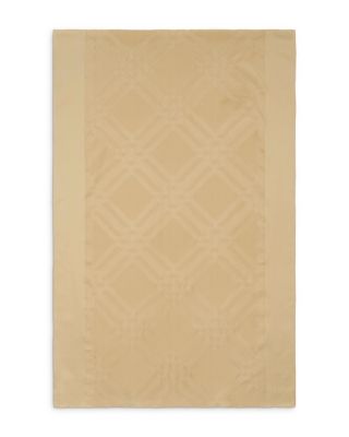 Wide Check Silk Scarf