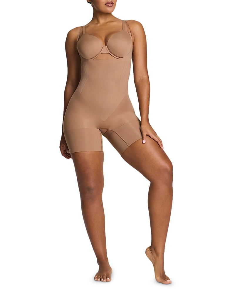 Spanx SPANXsculpt Go Figure Open Bust Mid Thigh Bodysuit
