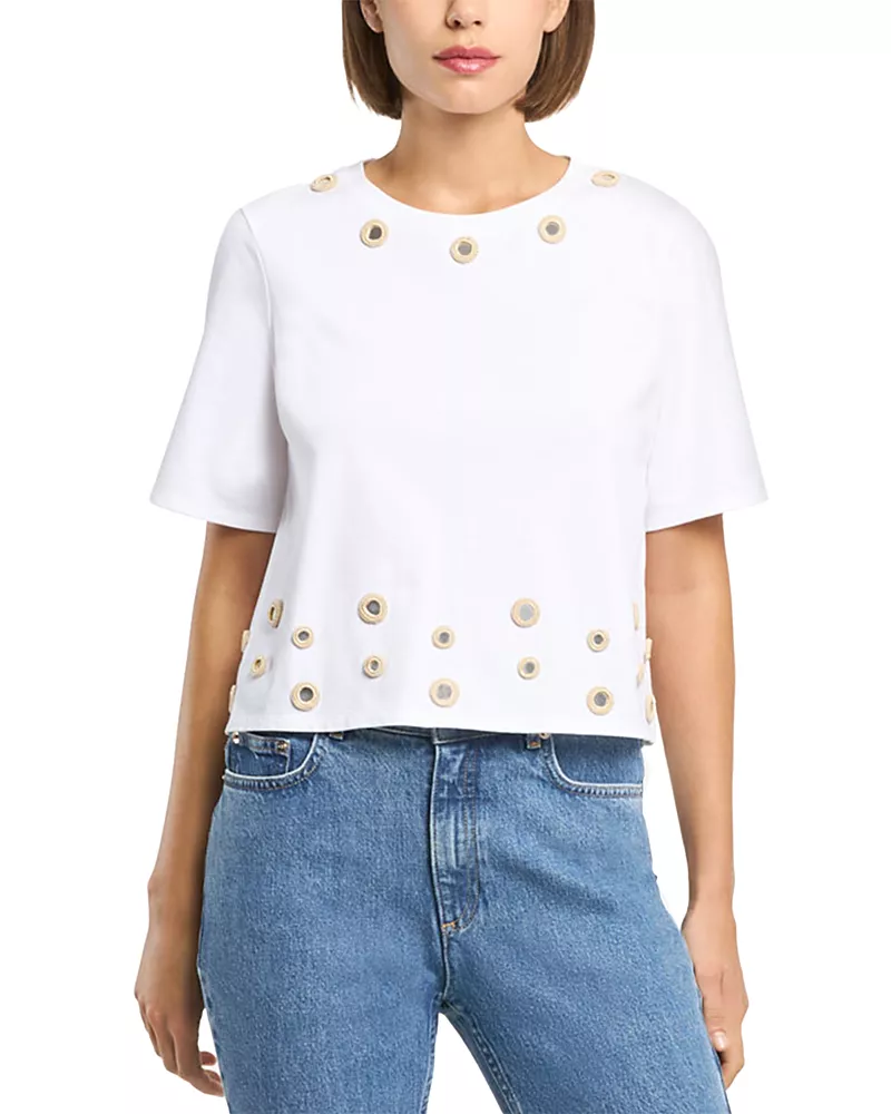Cinq a Sept Crochet Mirrors Bess Top