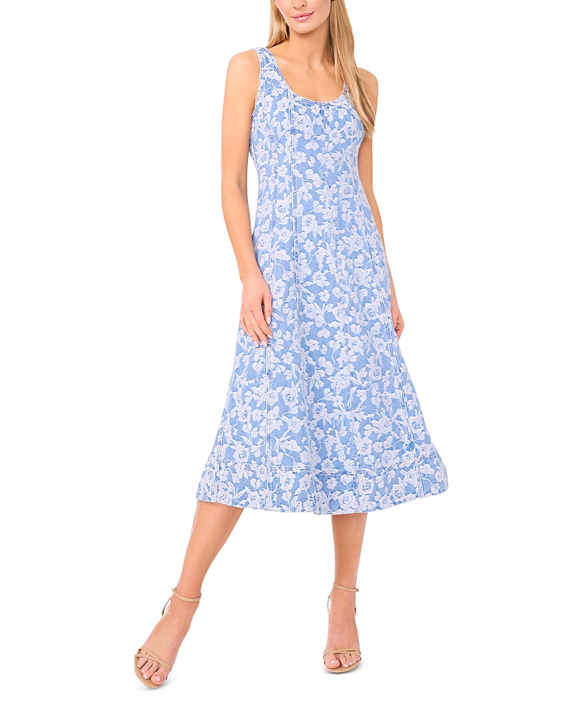 Ted Baker Nara Rose Print Princess Seam Dress