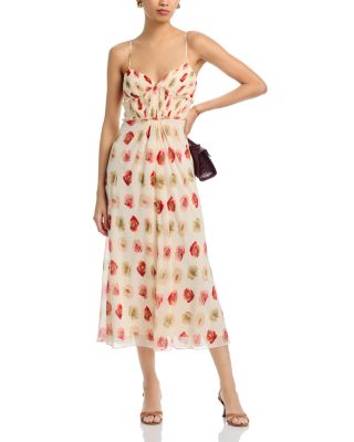 Floating Poppies Carline Dress