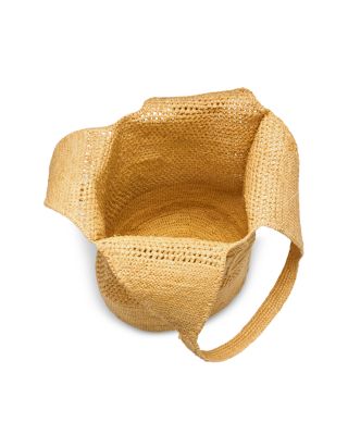 Leah Medium Raffia Hobo Bag