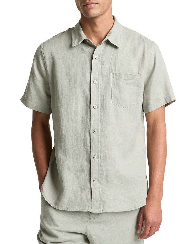Vince Short Sleeve Linen Shirt