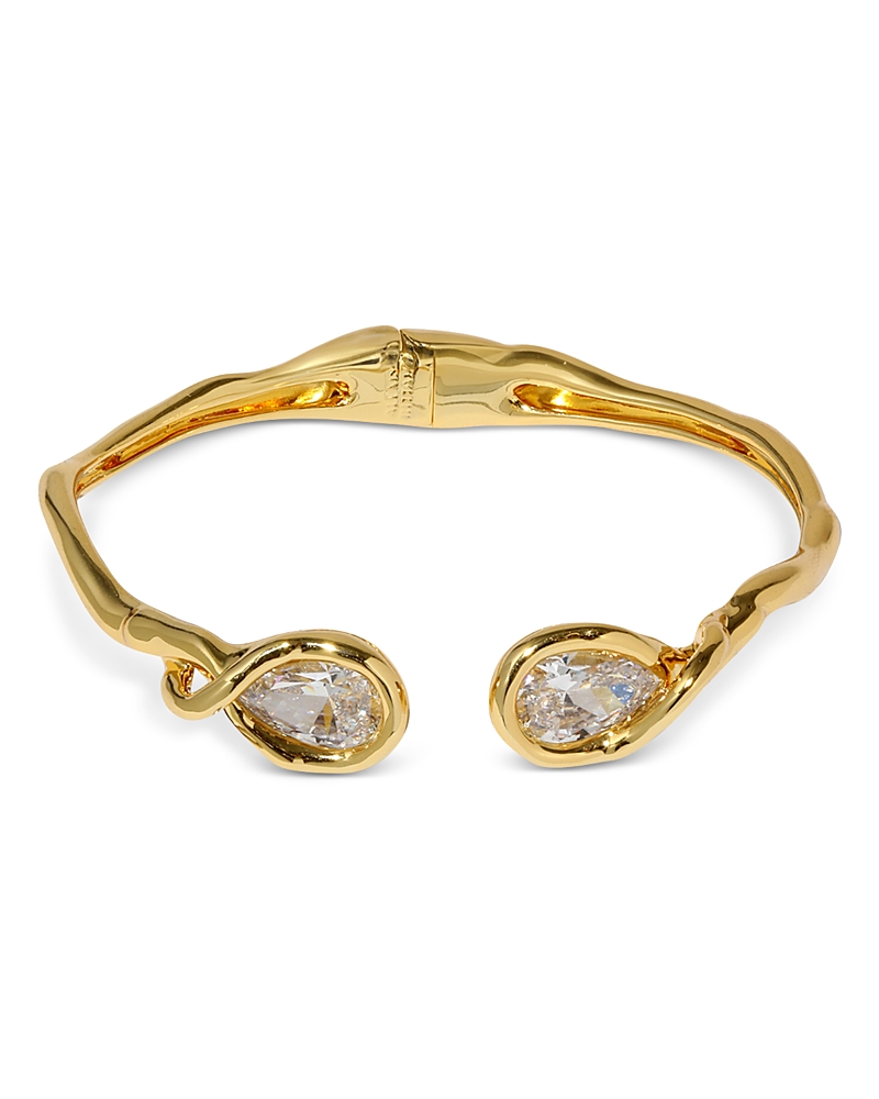 Alexis Bittar Asterales Floating Cubic Zirconia Cuff Bracelet