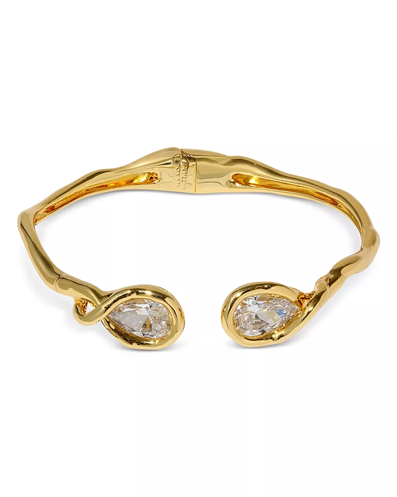 Alexis Bittar Asterales Floating Cubic Zirconia Cuff Bracelet
