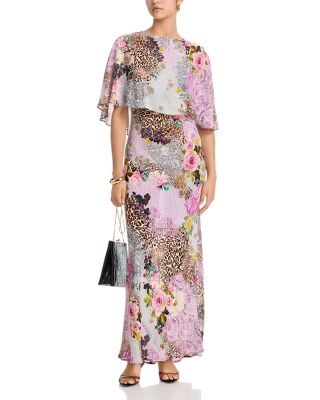 Izel Cape Maxi Dress