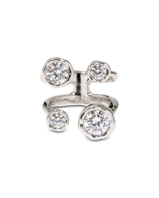 Asterales Cubic Zirconia Open Ring