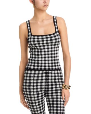 Gingham Knit Top & Pants - Exclusive