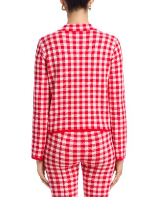 Gingham Knit Jacket & Pants - Exclusive
