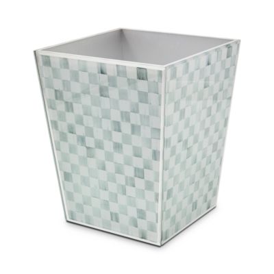 Sterling Check Glass Waste Bin
