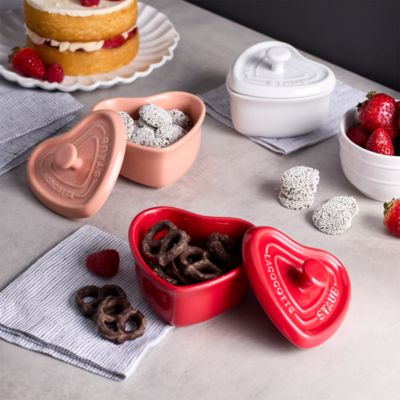 Mini Heart Cocotte, Set of 3