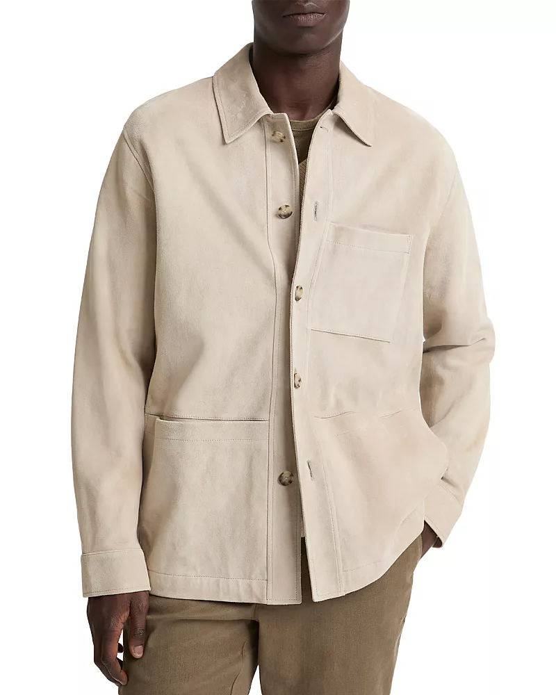 Vince Suede Utility Jacket