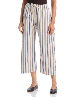 Yoshi Stripe Crop Drawstring Pants