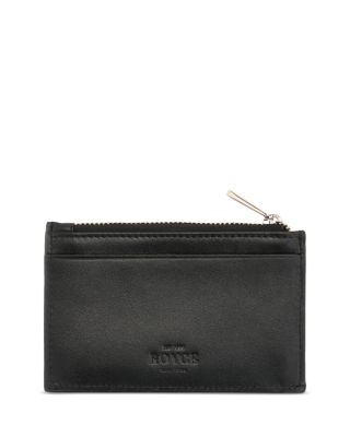 Zippered Compact Card Case Wallet