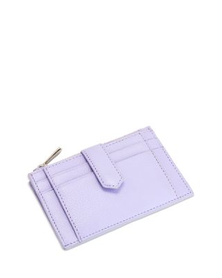 Zippered Compact Card Case Wallet