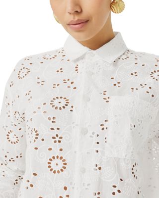 x &commat;Cellajaneblog Eyelet Button Front Top