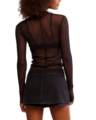 Minding My Business Mesh Top