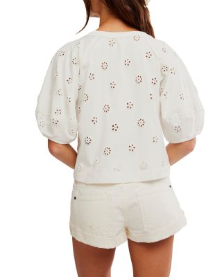 Jessie Eyelet Tee