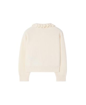 Girls' Check Pocket Cotton Wool Cardigan - Baby, Little Kid, Big Kid