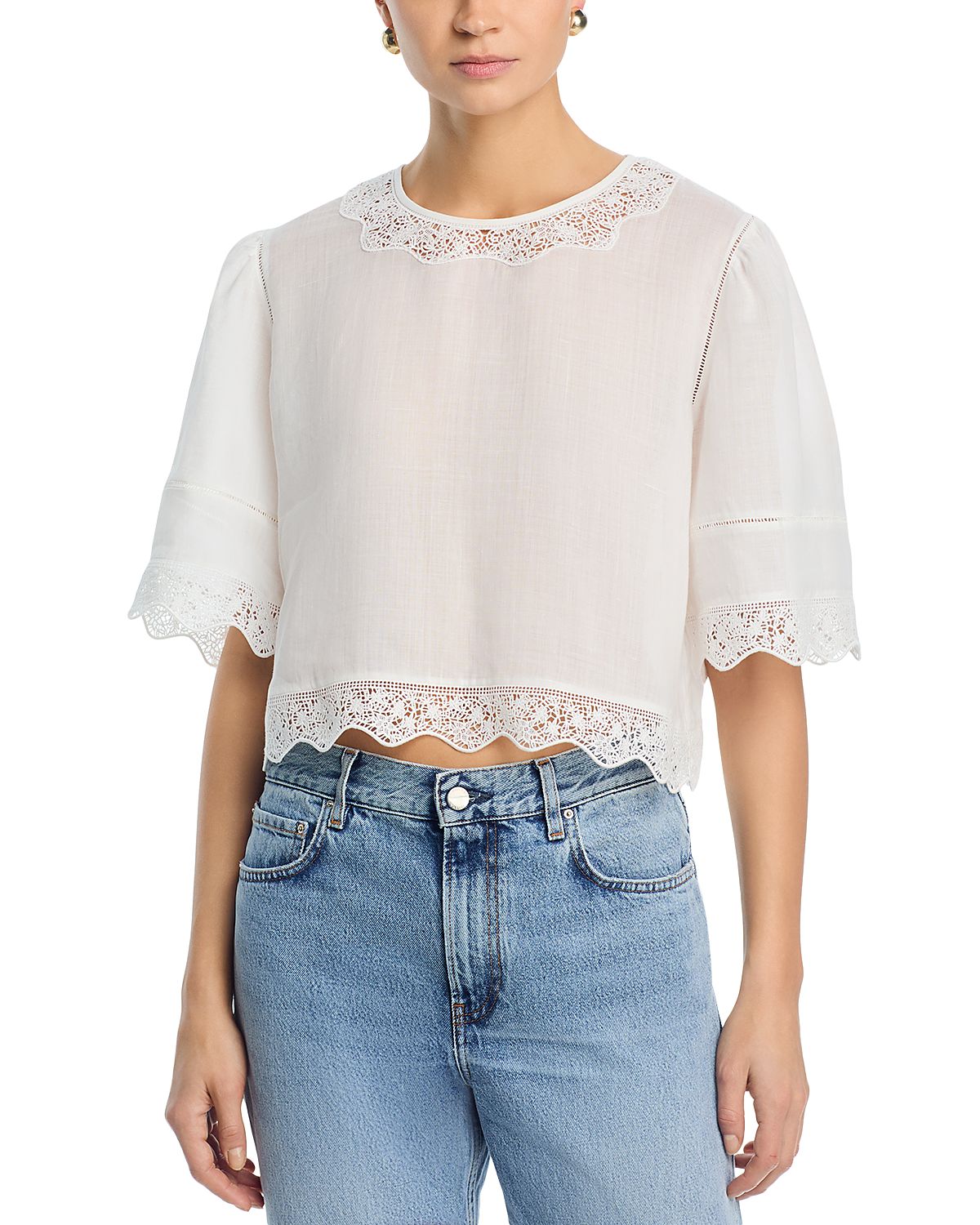 Frame The Embroidered Top
