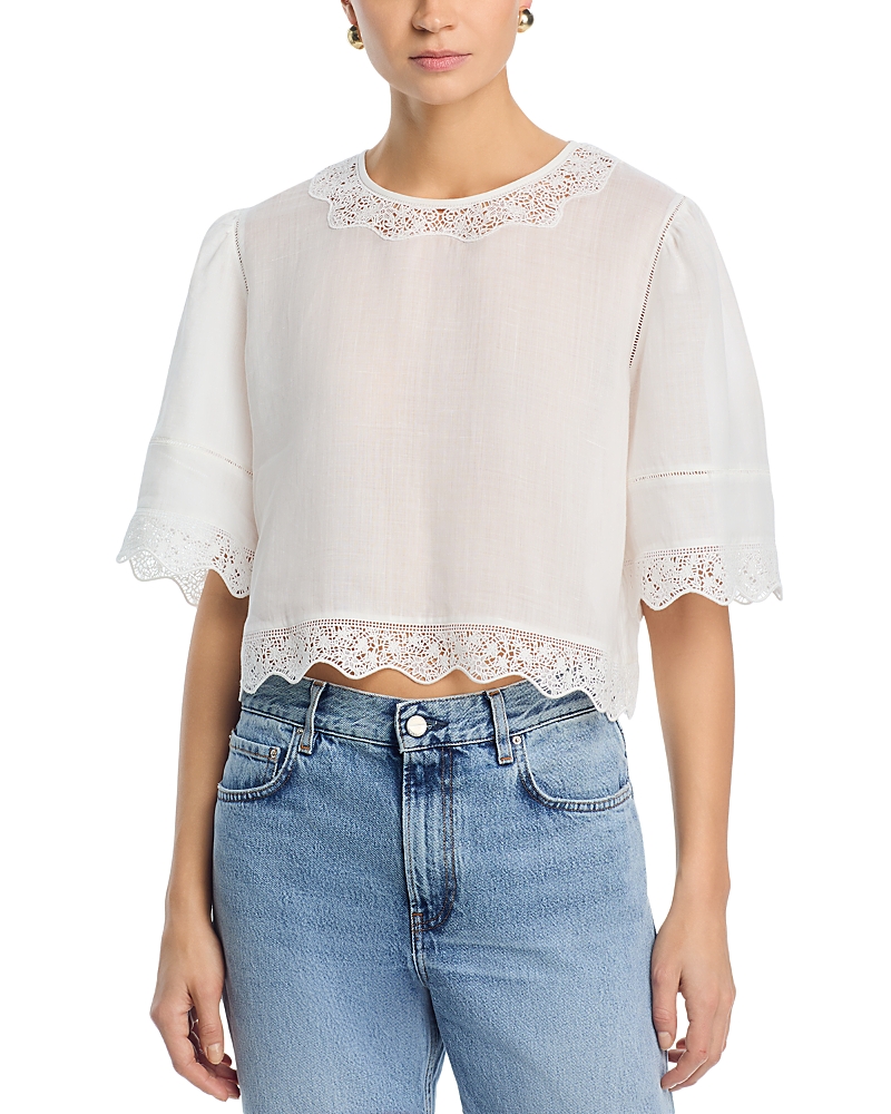 Frame The Embroidered Top