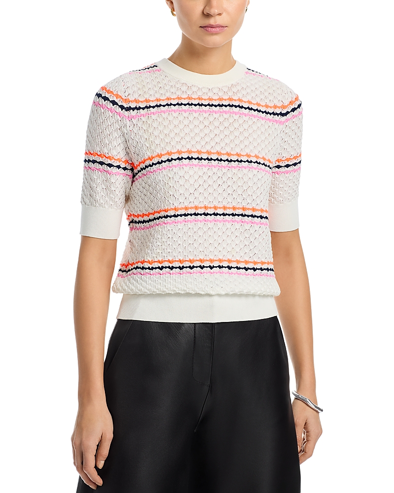 Essentiel Antwerp Textured Puffed-Sleeve Sweater