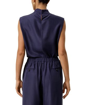  Sand Wash Silk Habotai Sleeveless Top