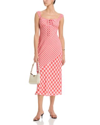 Gingham Midi Dress - Exclusive