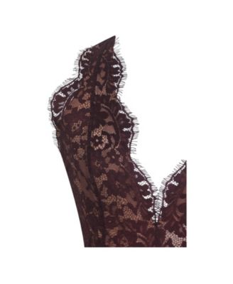  Fiera Plunging Halter Belted Midi Dress