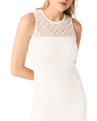 Resilla Rhinestone Crochet Maxi Dress