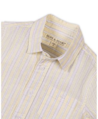 Boys' Linen Short Sleeve Shirt - Little Kid