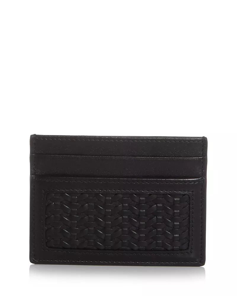 Dolce & Gabbana Braided Leather Cardholder