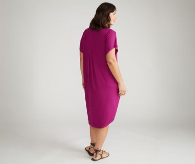  Plus Helen Liquid Jersey Shift Dress