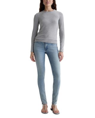 Quinn Low Rise Skinny Jeans in Angelic