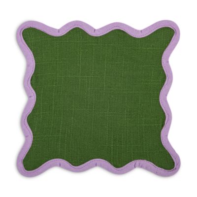 Scallop Cocktail Napkins: Set of 4