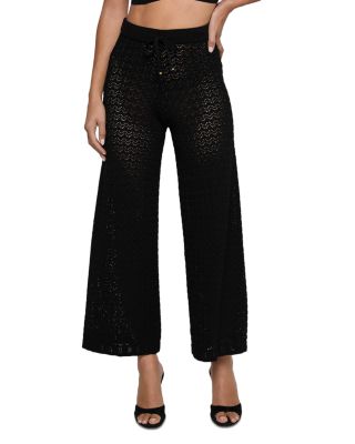 Gaelle Pointelle Knit Pants