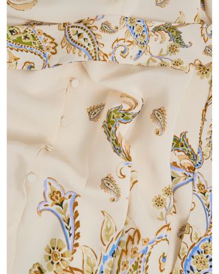 Alma Silk Paisley Dress