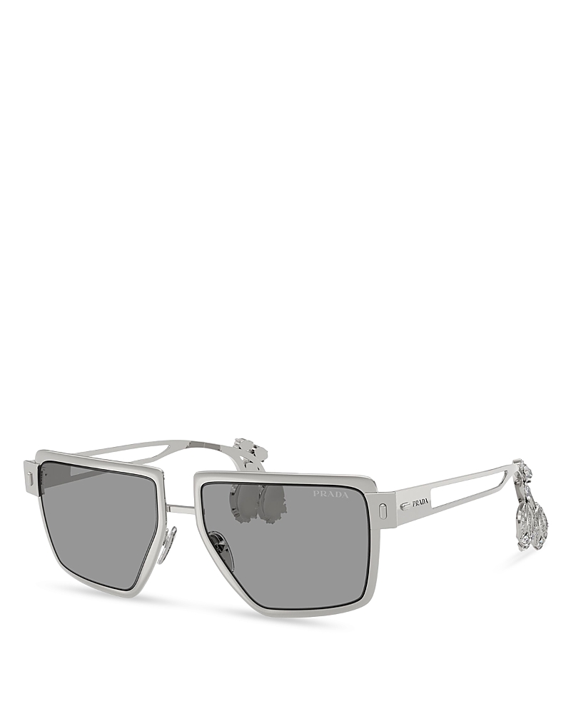 Prada Square Sunglasses, 55mm
