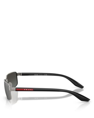 Sport Linea Rossa Rectangular Sunglasses, 59mm
