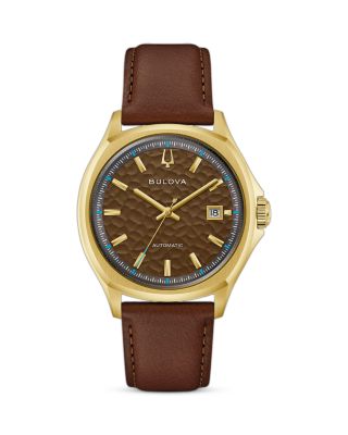 Tony Bennett NYC Brown Strap Watch, 39mm 