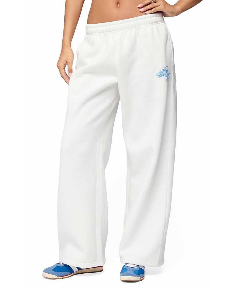 Edikted Keychain Cutie Straight Leg Sweatpants