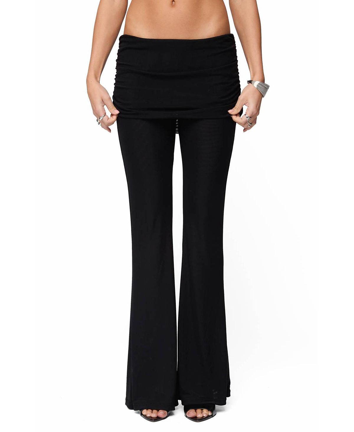 Edikted Halli Foldover Mini Skirt Pants